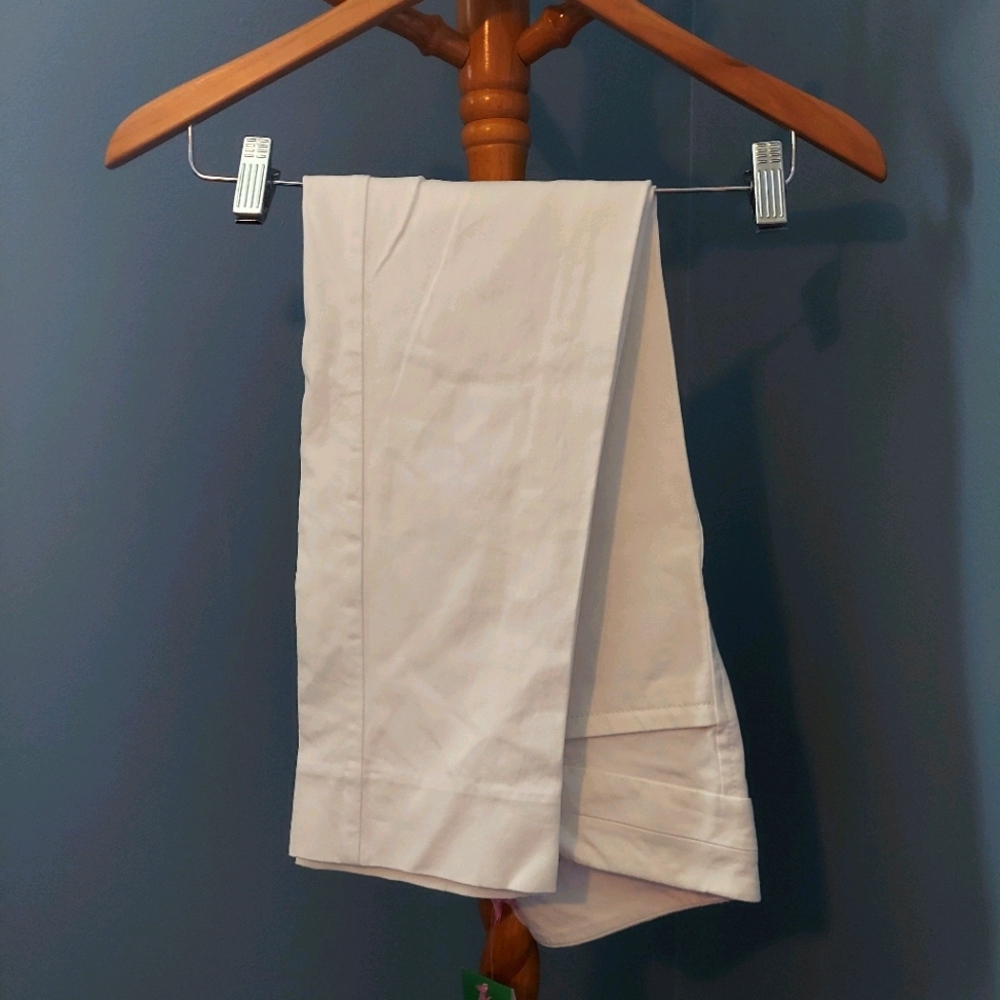 Lilly Pulitzer White Luxury Capri